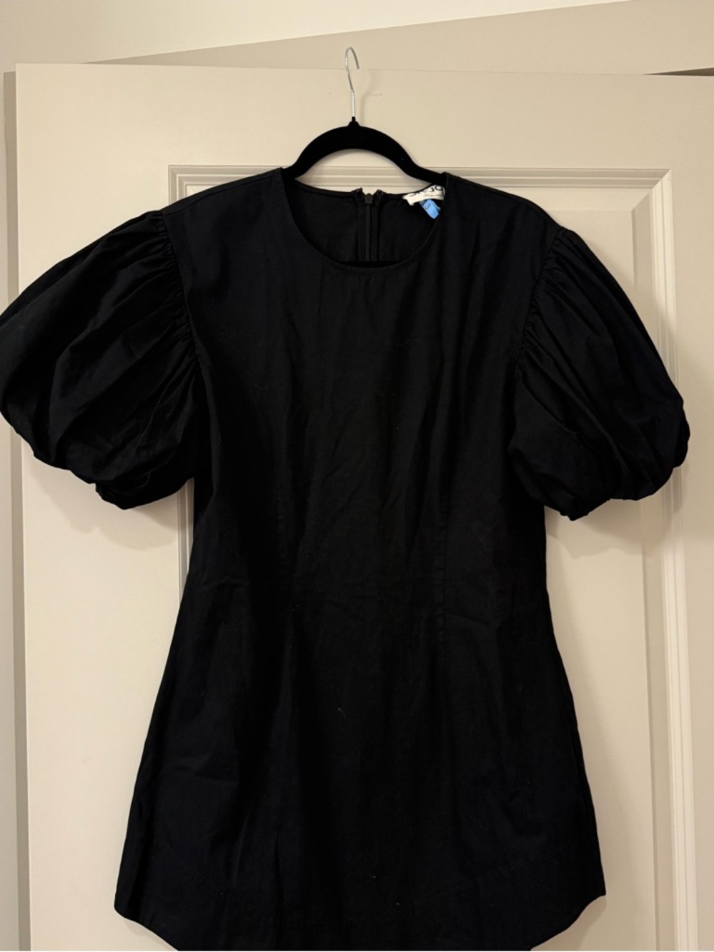 Black Puff Sleeve SHUG Dress